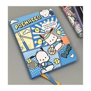#6786  - Pochacco B5 padded hardcover, magnetic closure notebook,